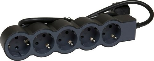 Удлинитель с заземлением Legrand Стандарт 5х3,0м 16А 3500Вт черный фото Удлинитель с заземлением Legrand Стандарт 5х3,0м 16А 3500Вт черный картинка